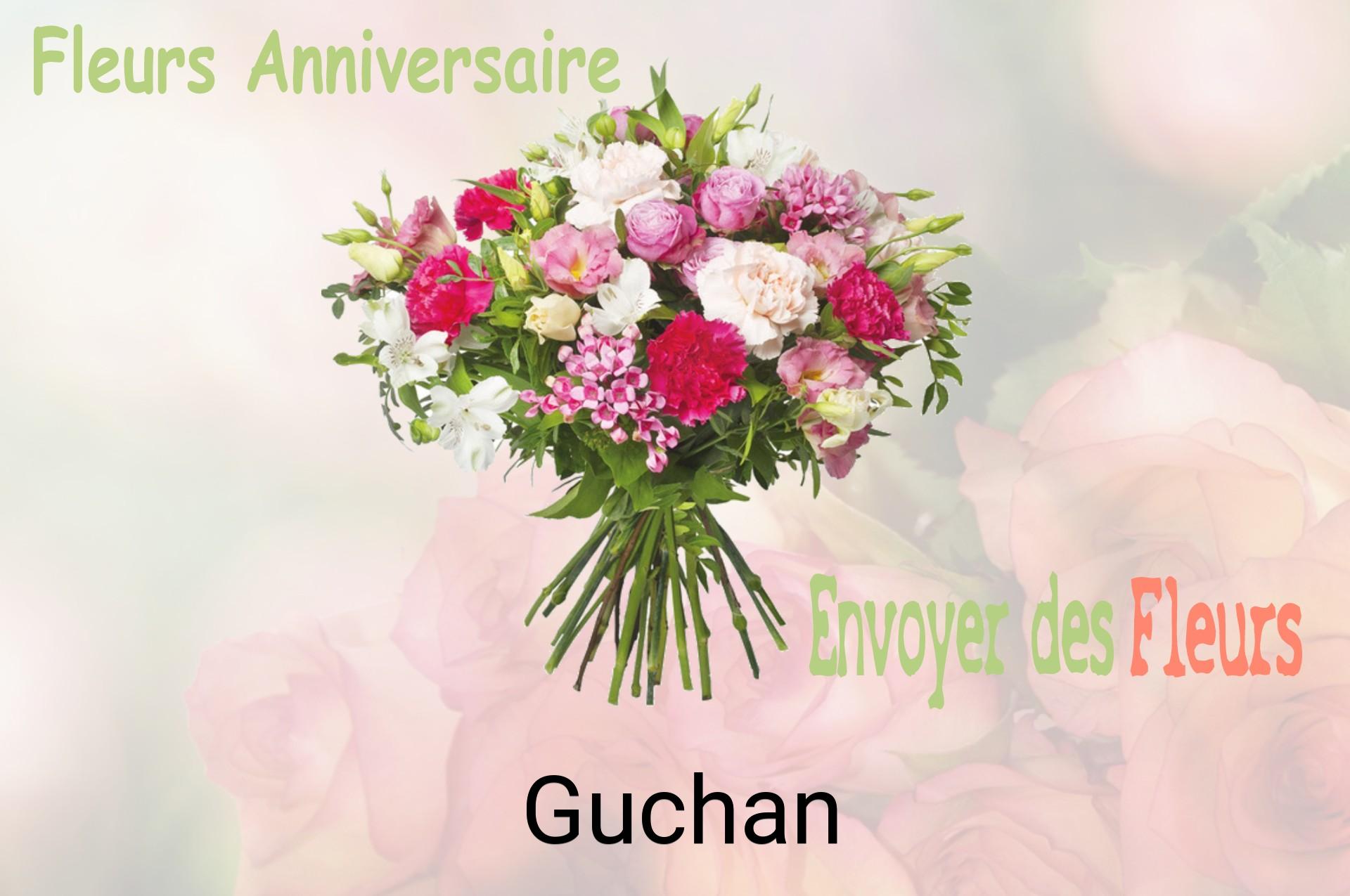 Bouquet de fleurs d’anniversaire livré à Guchan